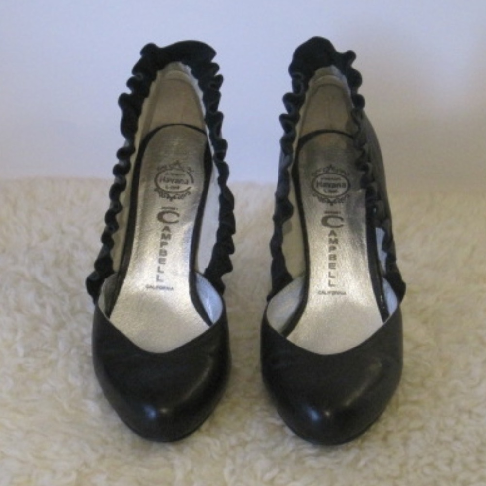 Jeffrey Campbell Michelle C Unicorn Heel Leather Shoes